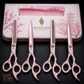 Sakura Katana Collection - Limited Edition Professional Dog Grooming Scissors Set