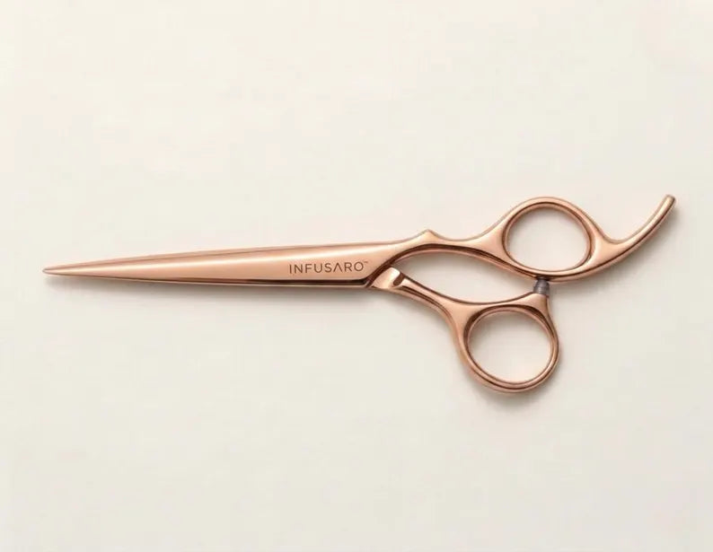 Prometheus 6" by Infusaro, Screwless Ball Bearing, Japanese ATS-314 Steel Barber Shears, Professional Hair Cutting Scissors for Stylists