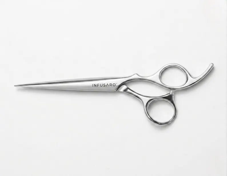 Prometheus 6" by Infusaro, Screwless Ball Bearing, Japanese ATS-314 Steel Barber Shears, Professional Hair Cutting Scissors for Stylists